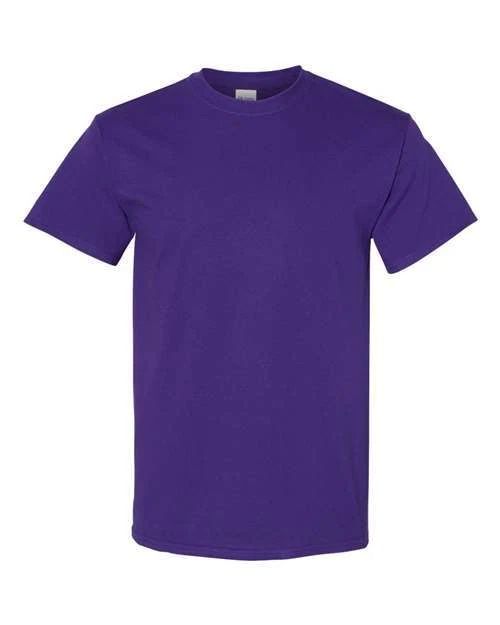 Bulk Lot Gildan Men Heavy Cotton  Short Sleeves T-Shirt 5000 S-XL PACK OF 5