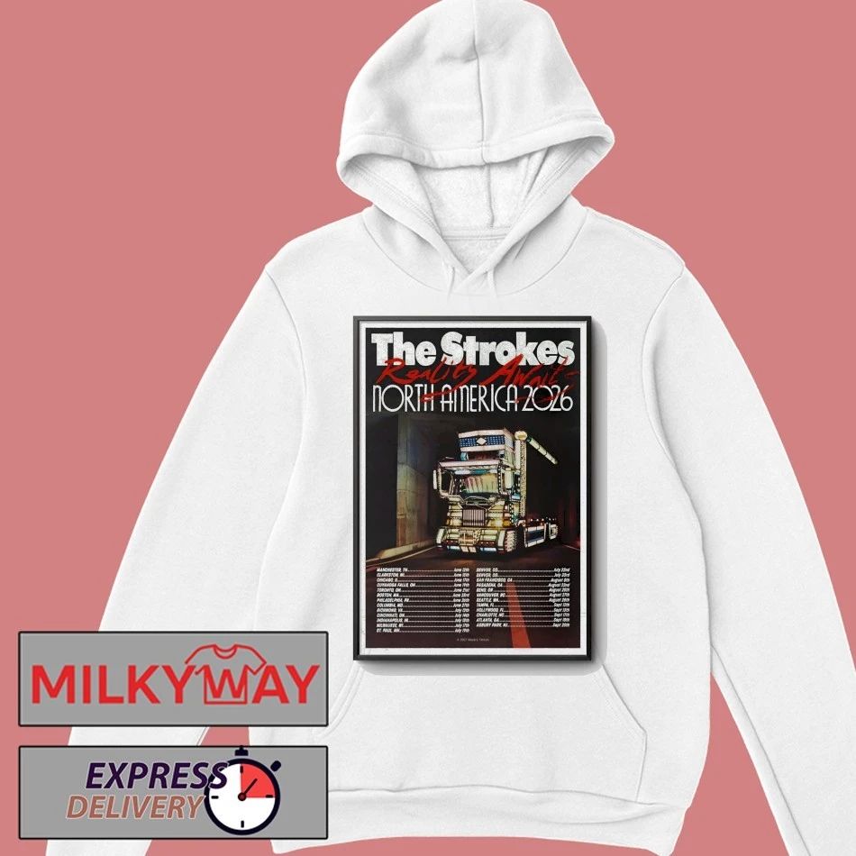 The Strokes North America 2026 Tour Poster shirt