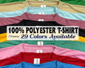 100% polyester Sublimation Blank Shirt | Fitweav polyester T-shirt