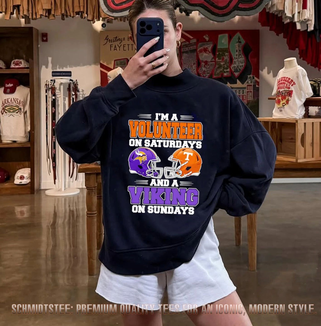 I’m a Volunteer on Saturdays and a Viking on Sundays shirt