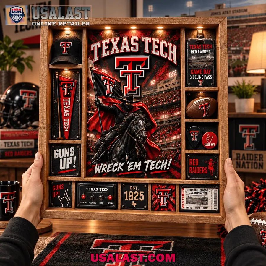 Texas Tech Red Raiders Custom Frame Light Box