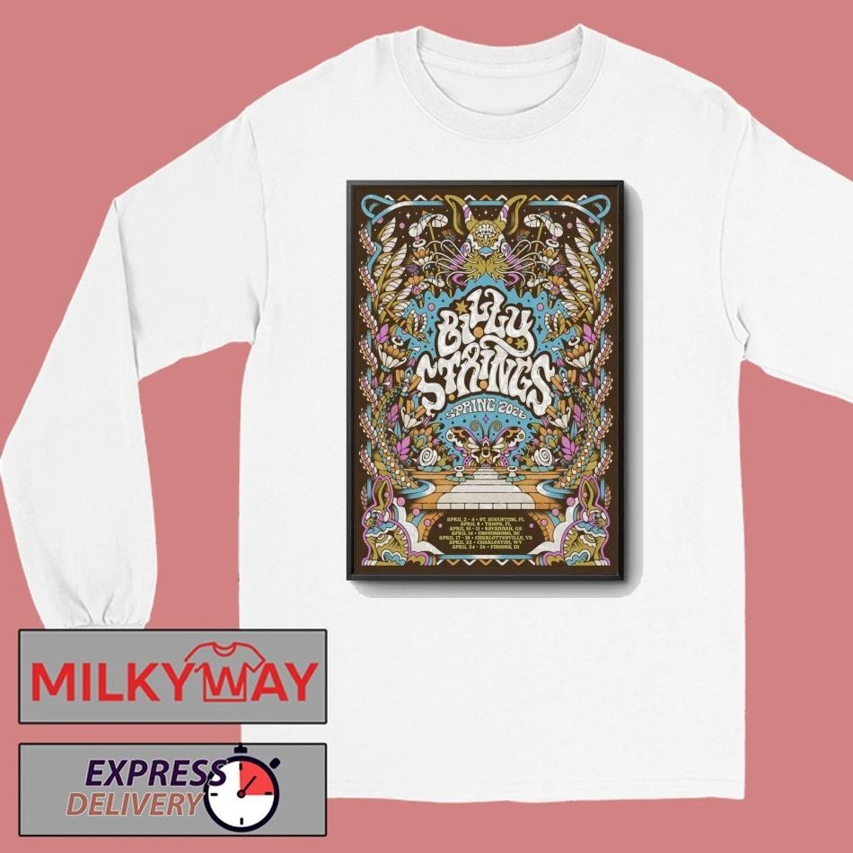 Poster Billy Strings Spring Tour 2026 shirt