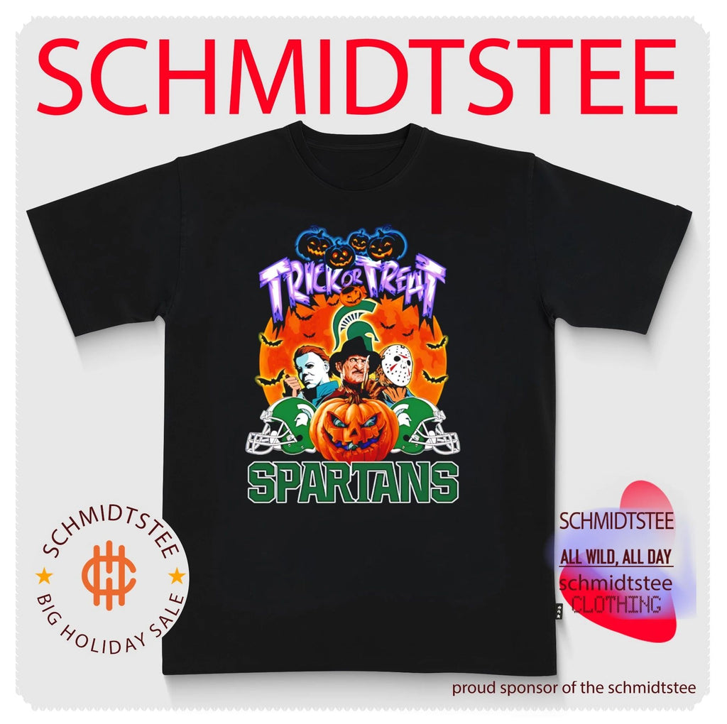 Michigan State Spartans x Horror Characters Trick Or Treat Halloween 2026 shirt