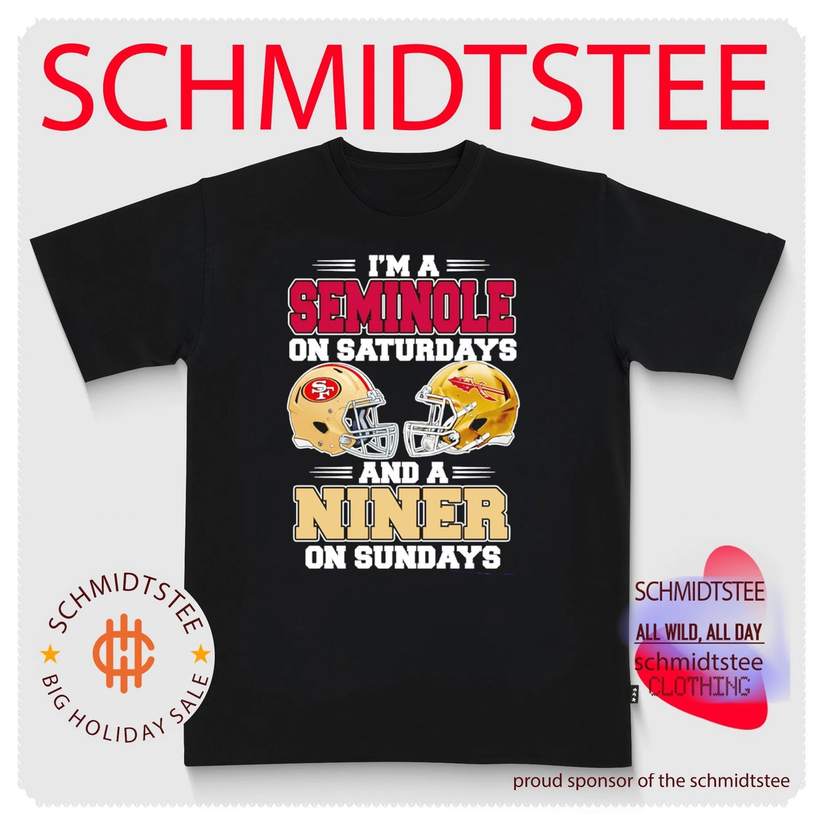I’m a Seminole on Saturdays and a Niner on Sundays shirt