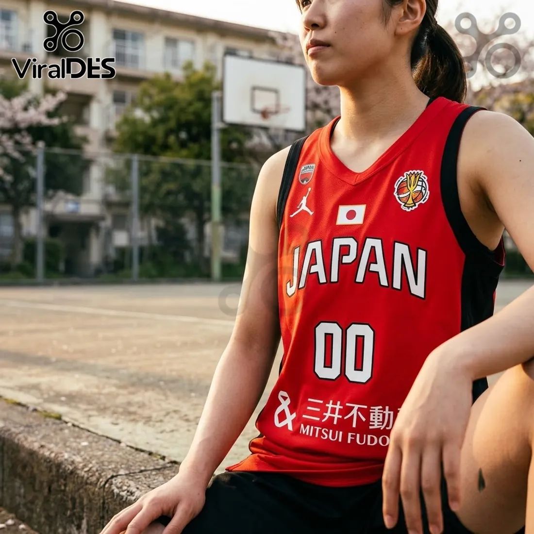 Japan Women’s National Basketball Team 2026 Red Replica Jersey