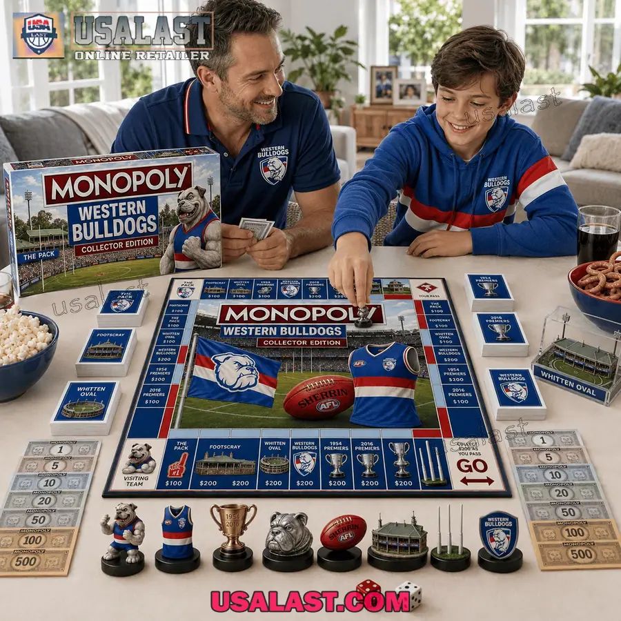 Western Bulldogs Collector Edition Monopoly Board Game 2026