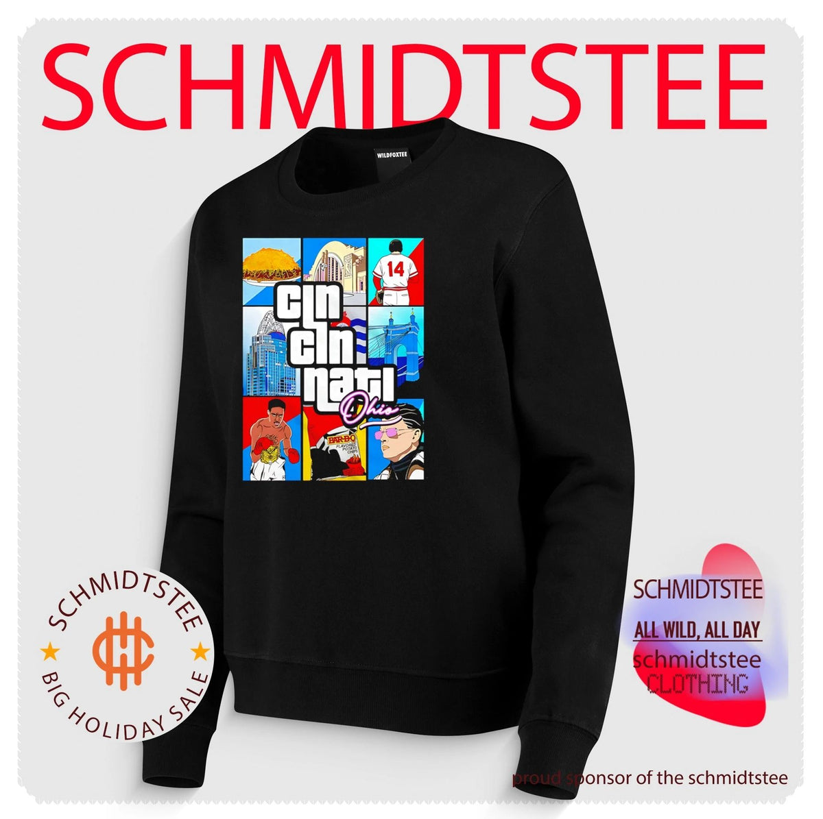 Grand Theft Cincy October Artist Series Cincinnati GTA shirt
