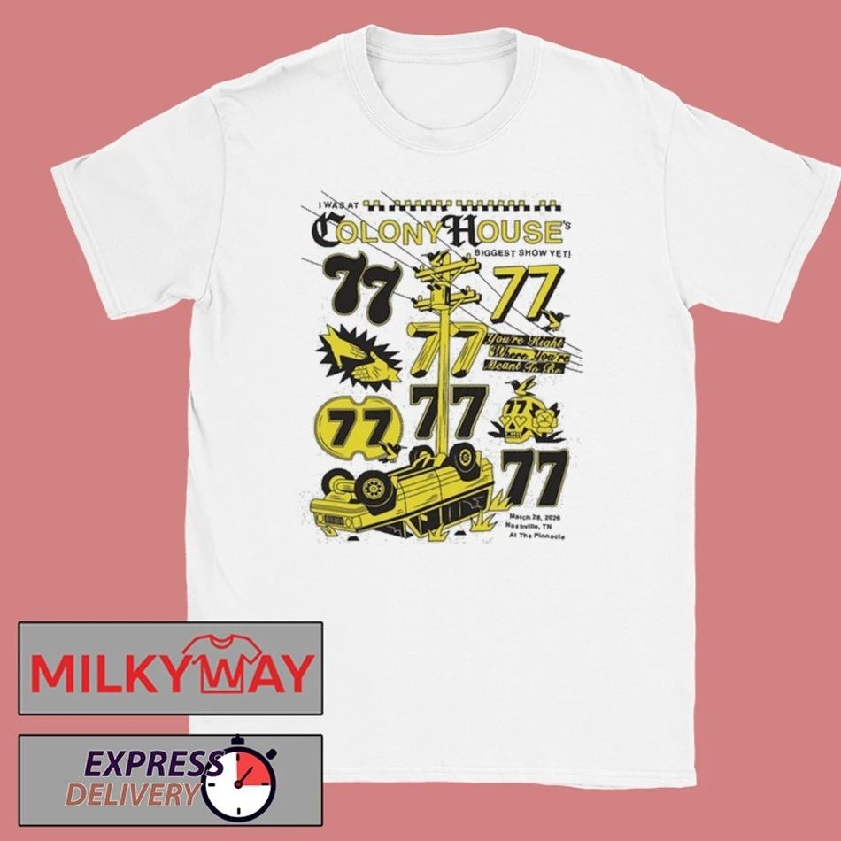 Colony House Shirt Nashville Mar 28 2026 shirt