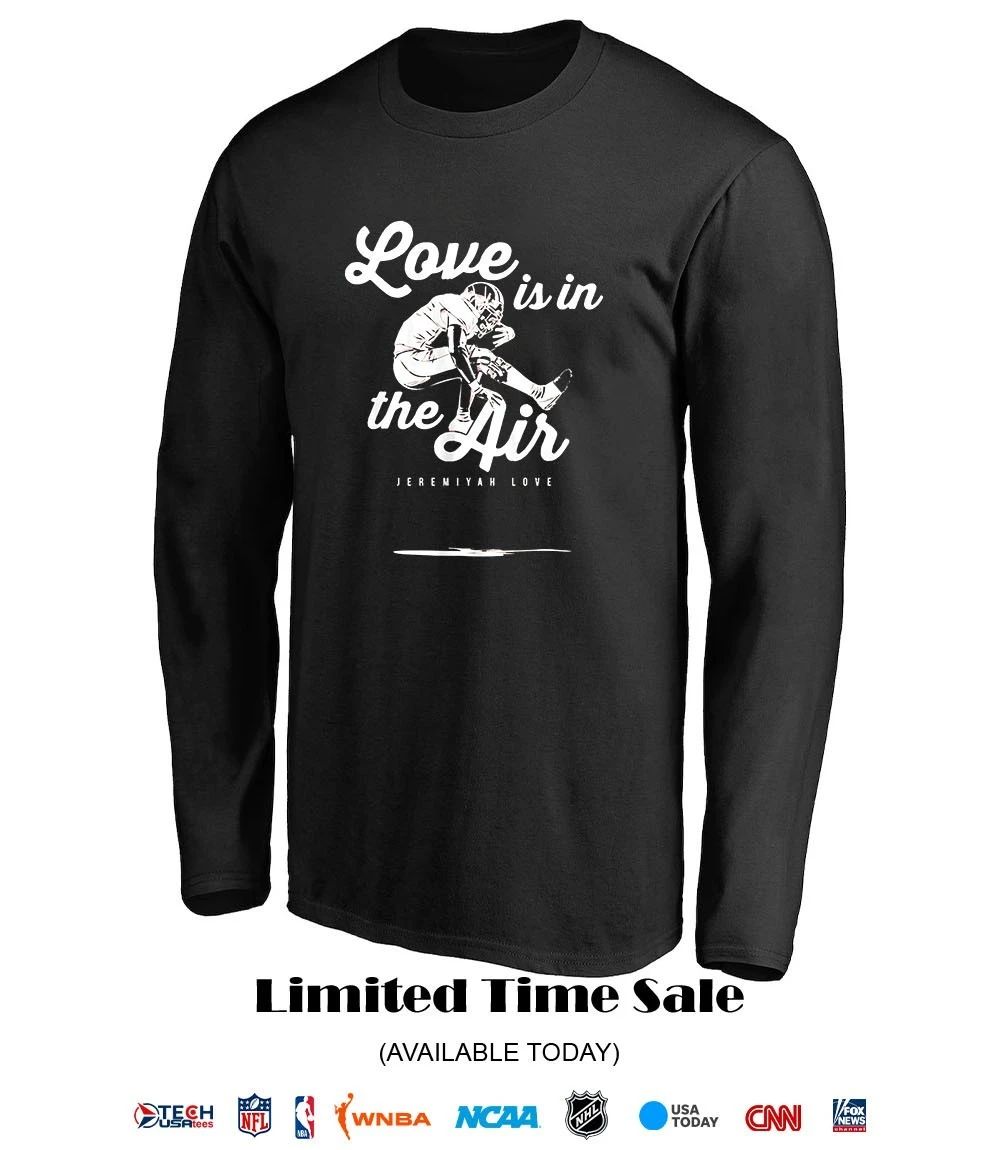 Jeremiyah Love is in the Air Arizona Cardinals shirt
