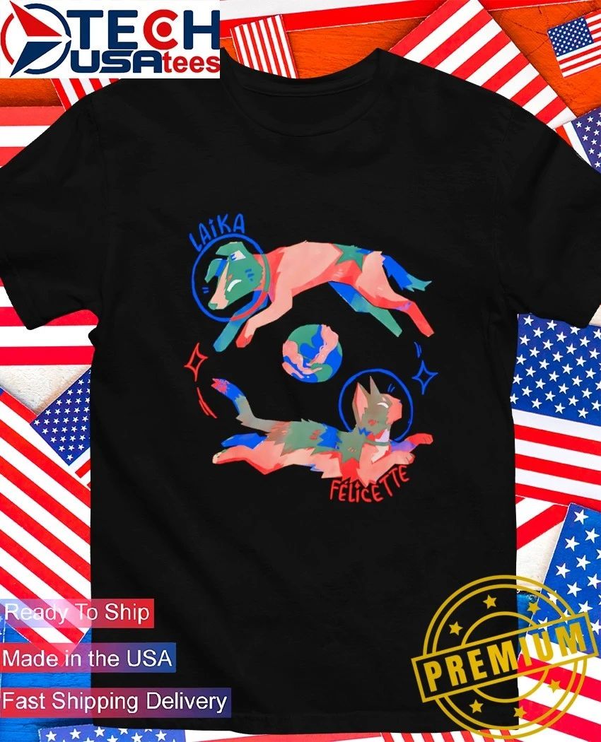 Constellation felicette and laika shirt