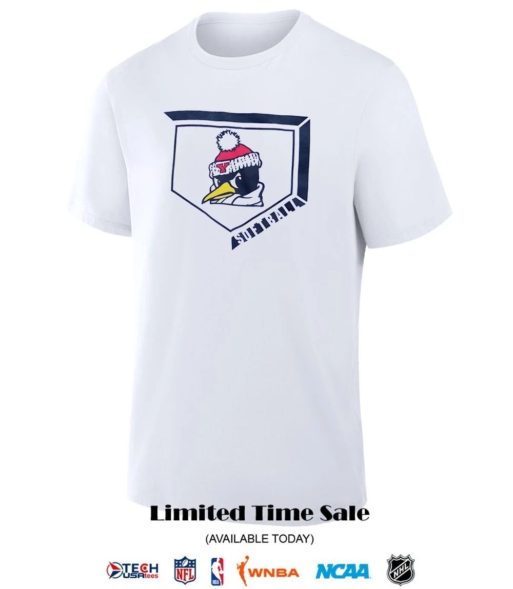 Youngstown State Penguins Softball vs. Mercyhurst logo shirt