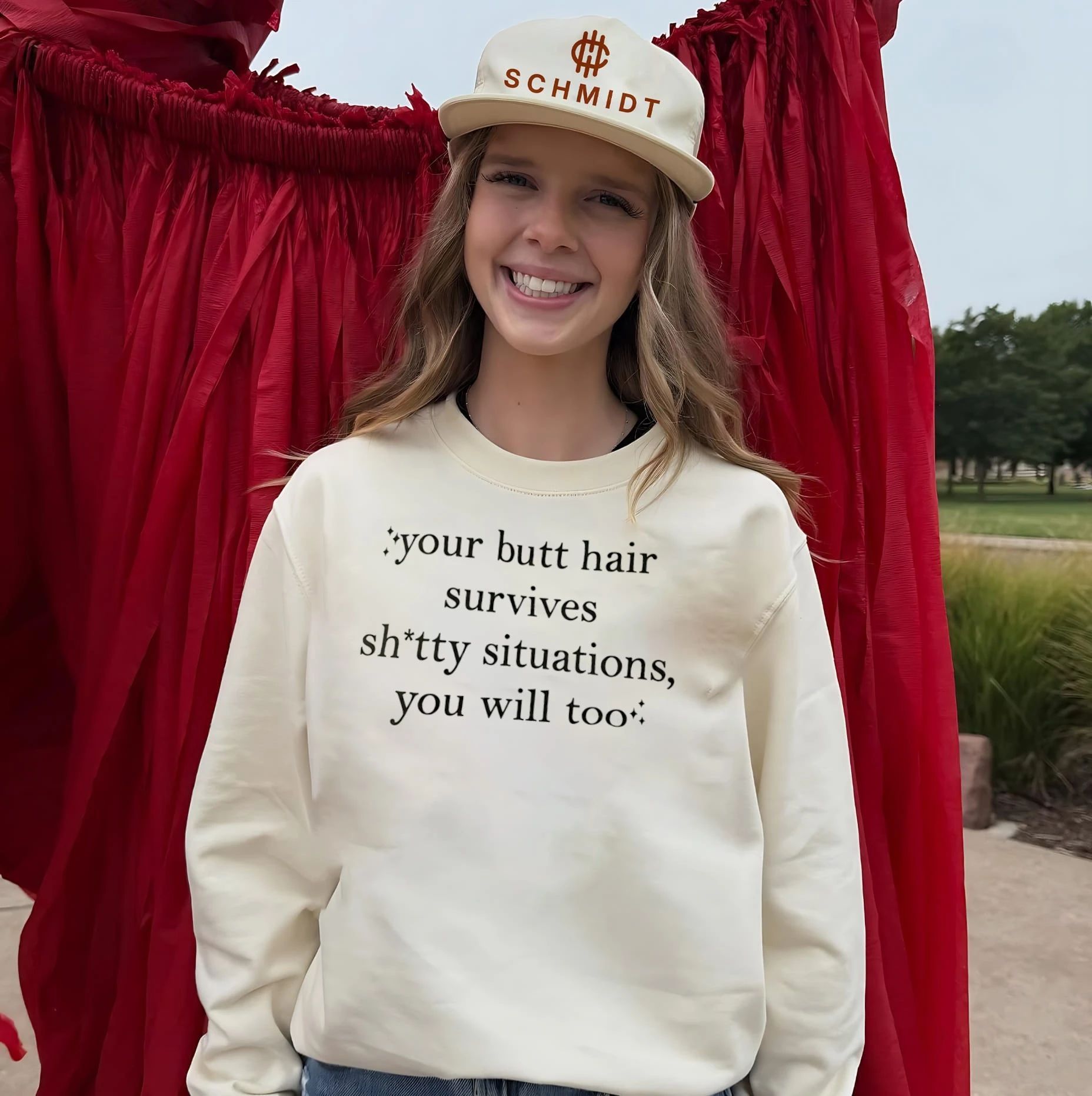 Your butt hair survives shitty situations you will too shirt