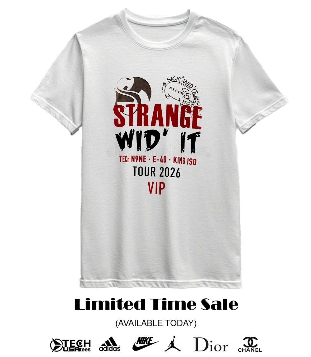 Strange Wid’ It Tour 2026 VIP shirt