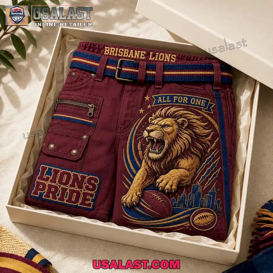 Brisbane Lions All For One Men Cargo Short