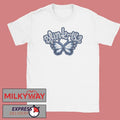 Blink 182 Butterfly Limited To 25 Baby Blue T-Shirt