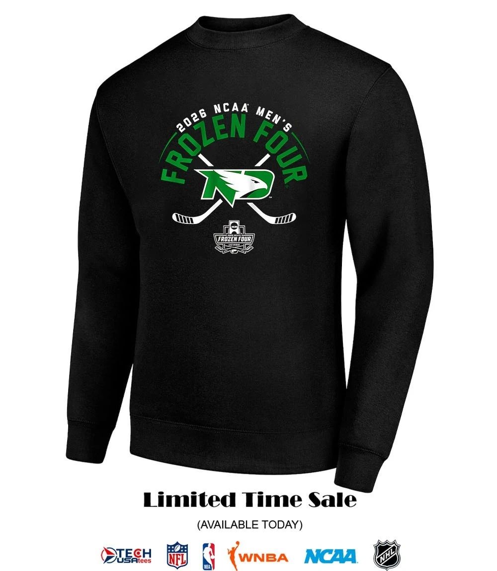 North Dakota Fighting Hawks 2026 NCAA Men’s Hockey Frozen Four shirt