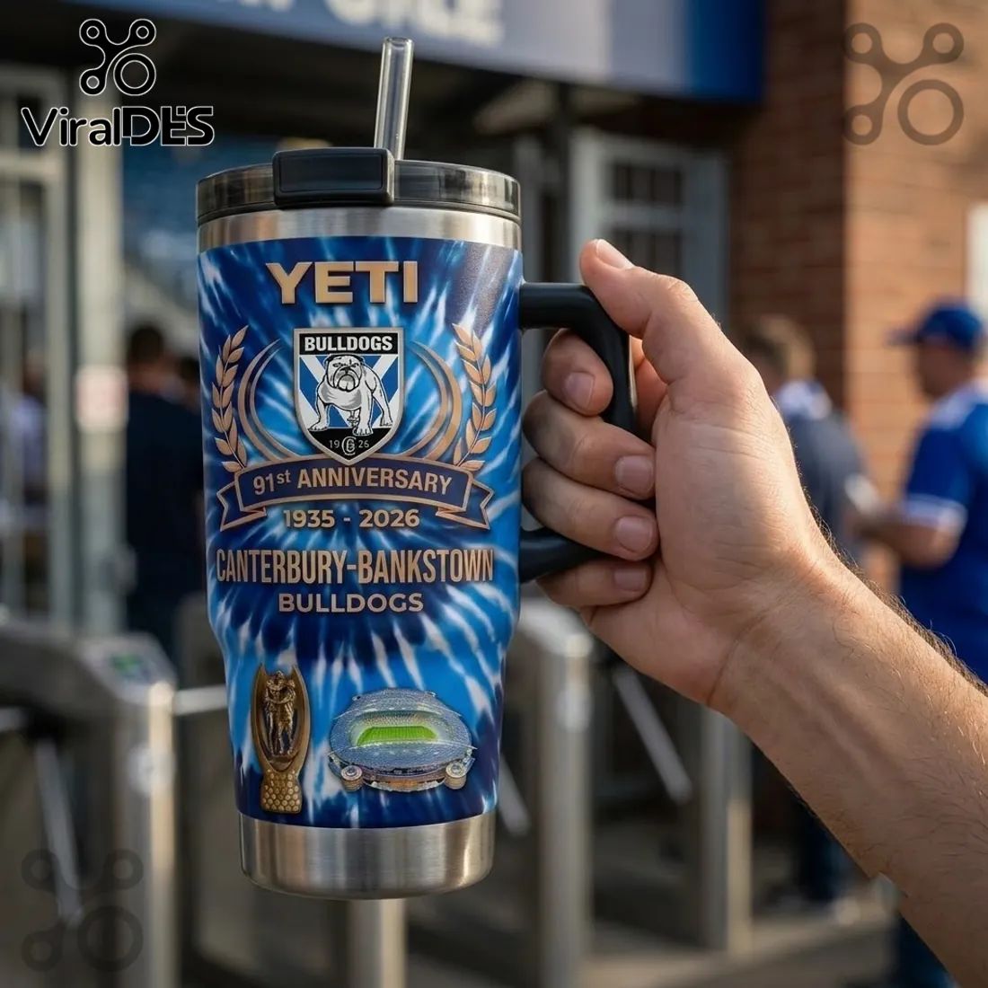 Canterbury-Bankstown Bulldogs 91st Anniversary Stanley Tumbler