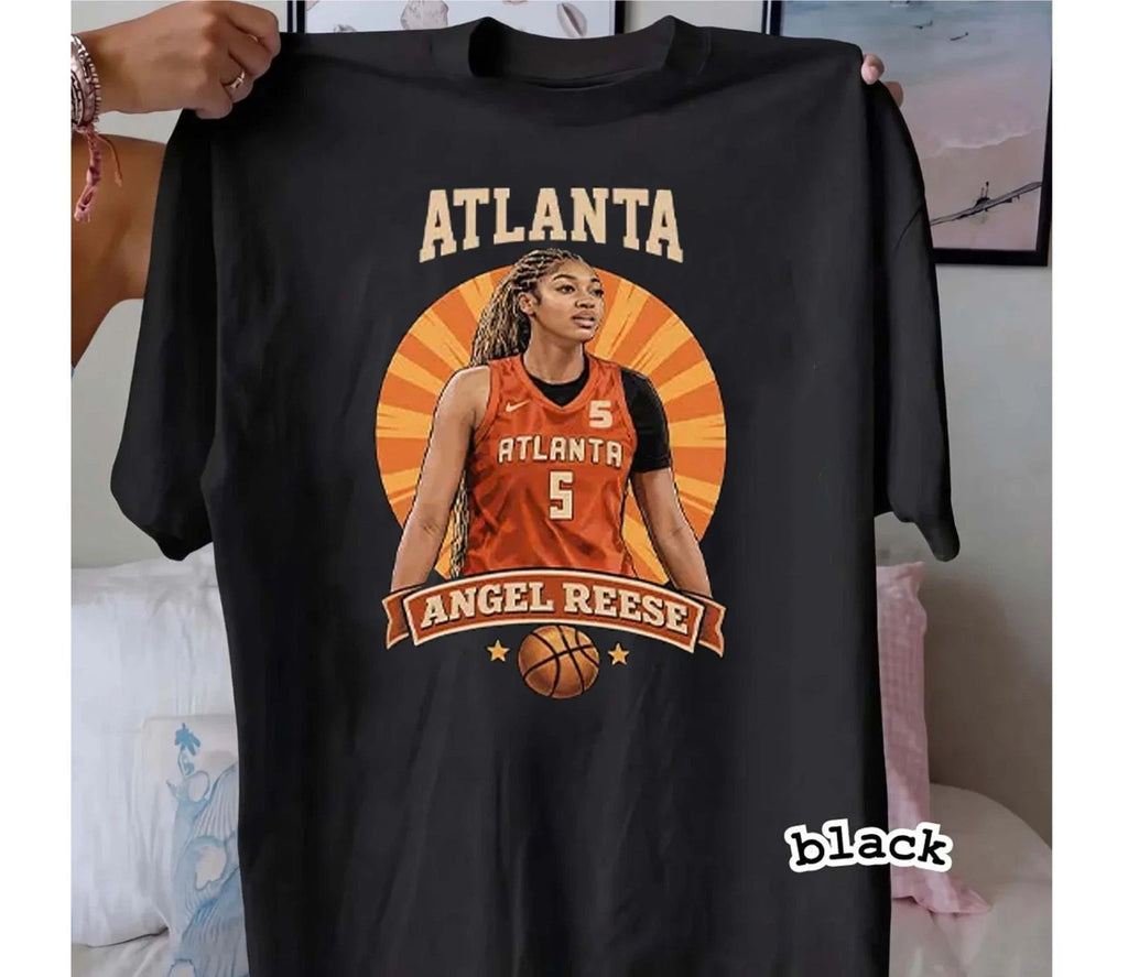 Vintage Angel Reese Atlanta Basketball Graphic T-Shirt