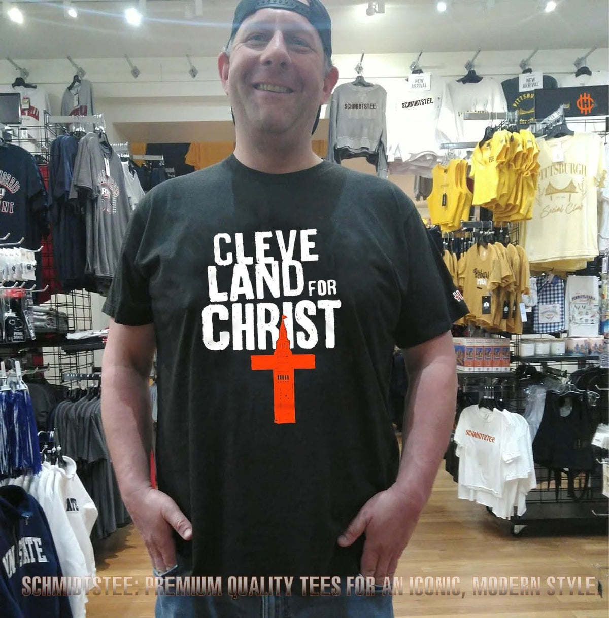 Cleveland Browns Cleveland For Christ Orange and Brown shirt
