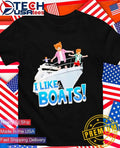 Bearhead I like boats airplane mode shirt