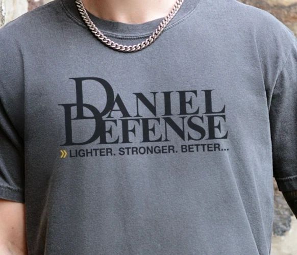 Daniel Defense T-Shirt 2nd Amendment Guns Firearms Premium Comfort Colors Tee