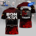 Bon Jovi Forever Tour 2026 Red Smoke T-Shirt