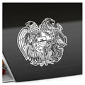 Armenia Coat of Arms Decal Sticker 25 Colours Neon Matt