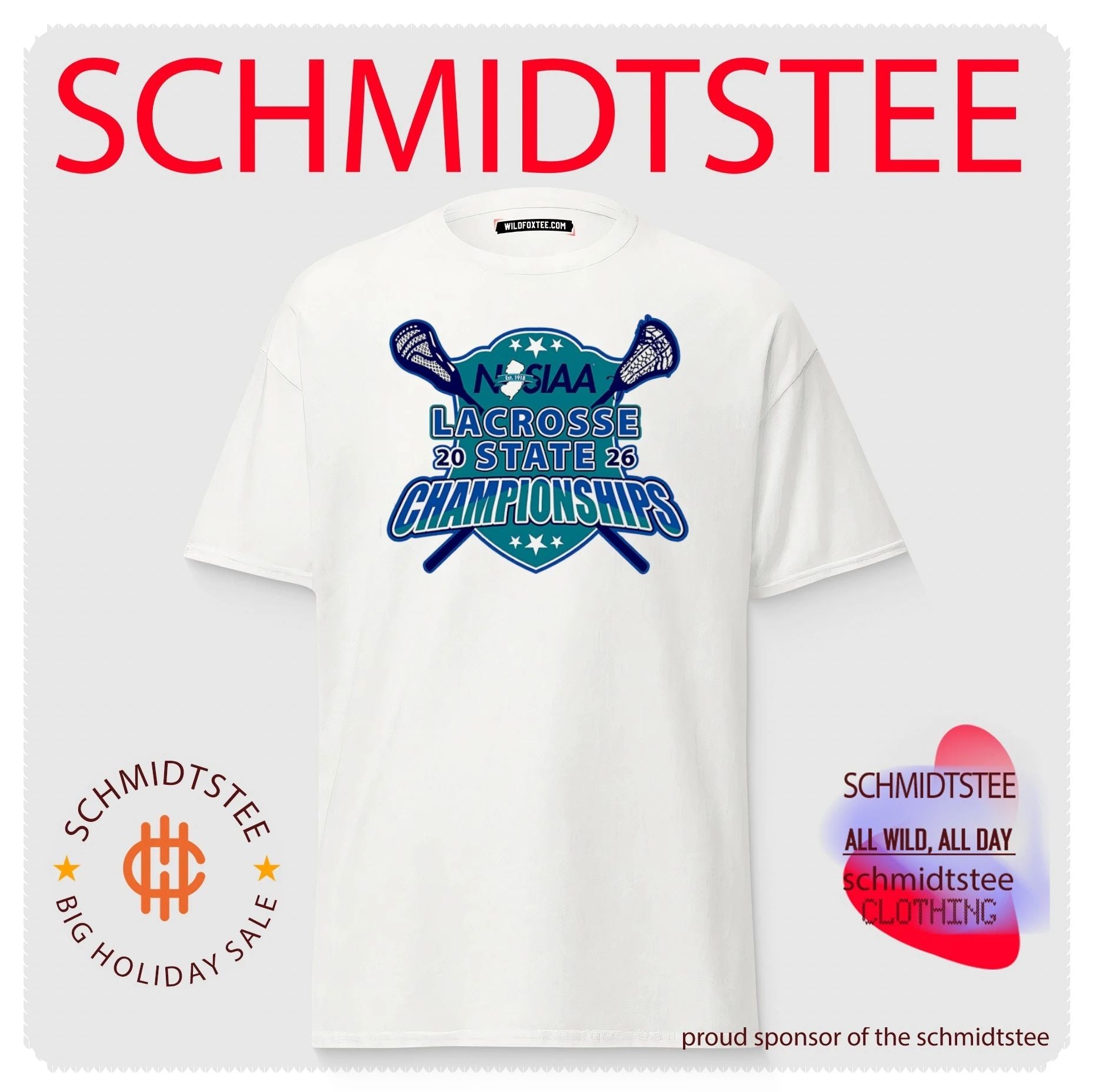 2026 New Jersey State Interscholastic Athletic Association Lacrosse State Championships logo shirt