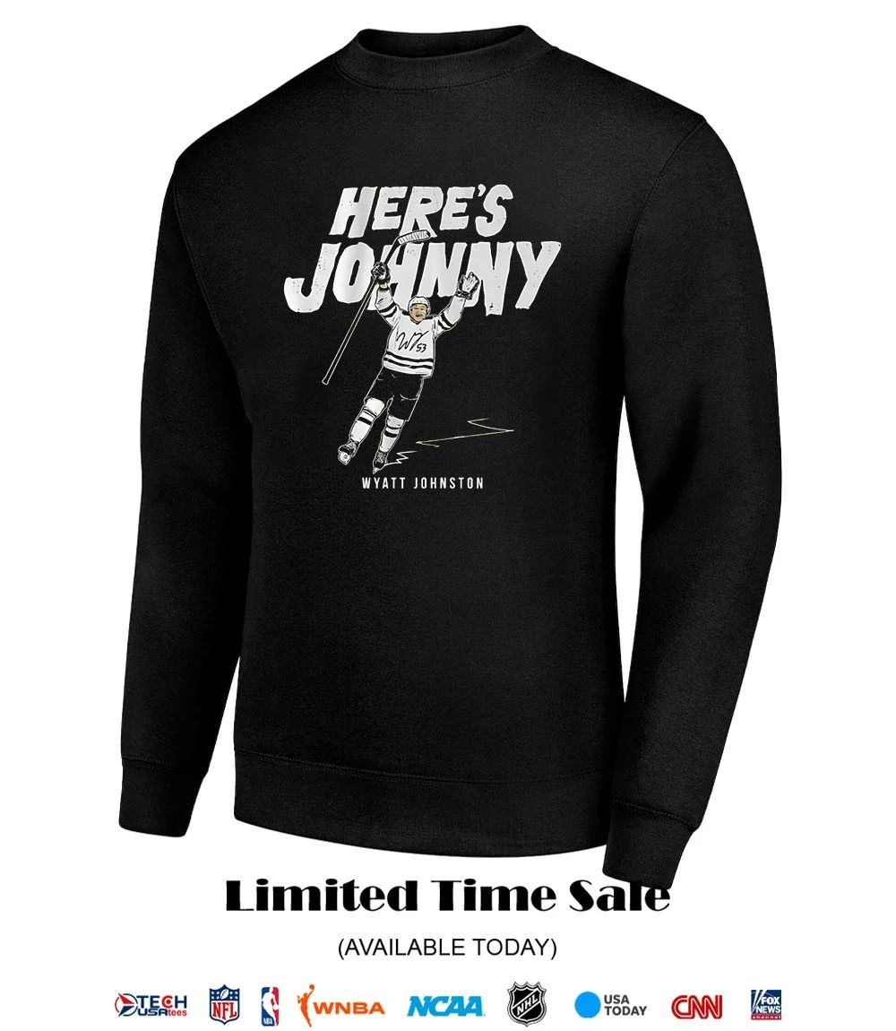 Here’s Johnny Dallas Stars Wyatt Johnston signature shirt