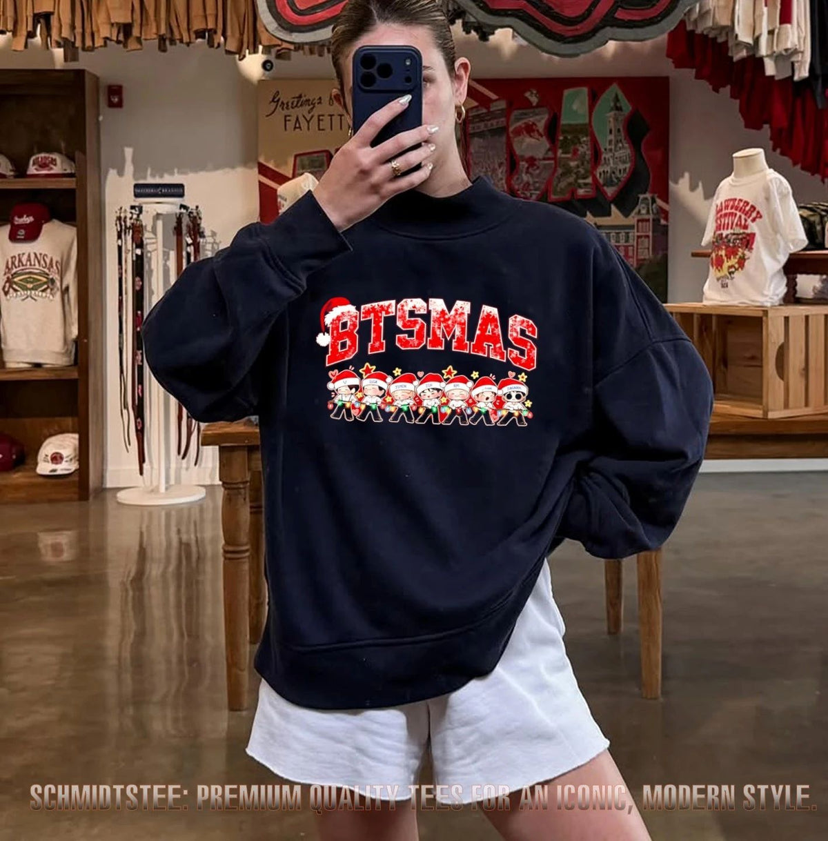 BTSMAS BTS Christmas 2026 chibi shirt