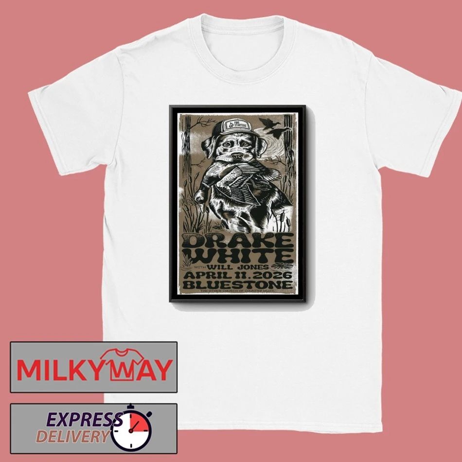 Drake White Columbus The Bluestone, 11 Apr 2026 Poster shirt