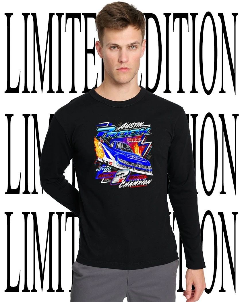 NHRA Ford Drag Racing Austin Rock Tasca Racing Nitro Funny Car Back 2 Back World Champion shirt