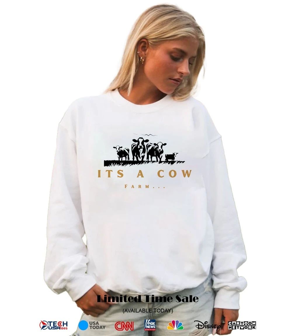 Its a cow farm shirt