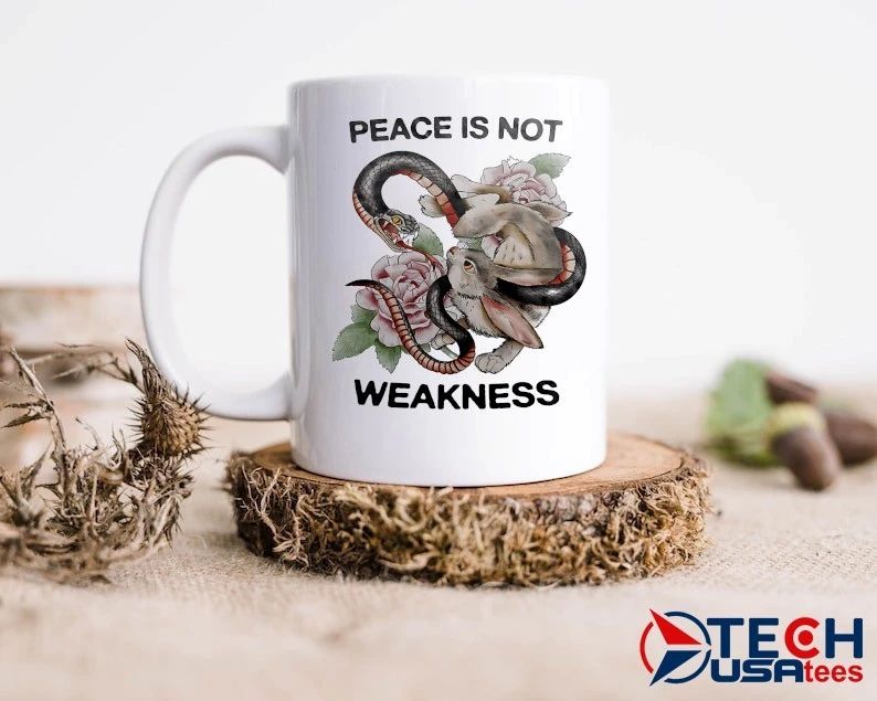 Snake and Rabbit peace is not weakness shirt