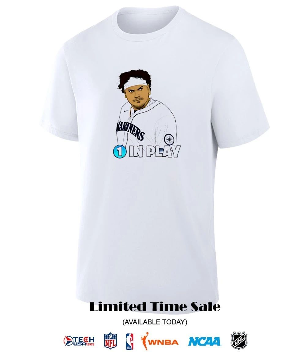 Seattle Mariners Baseball Josh Naylor first pitch in play shirt