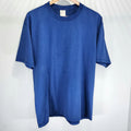 Jerzees Vintage 50/50 Cotton USA Made Plain Shirt Blue Blank 90s Retro Size XL