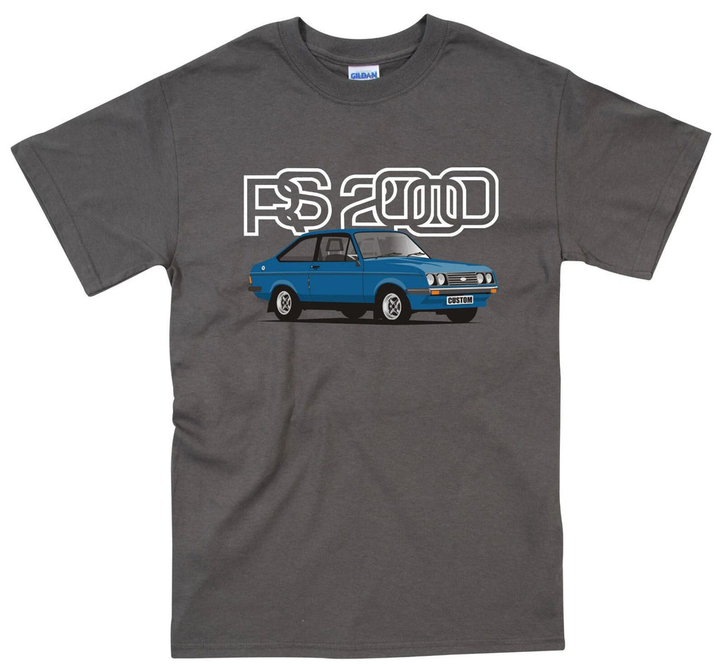 Ford Escort RS 2000 Custom Retro Classic Car T Shirt 9 colours
