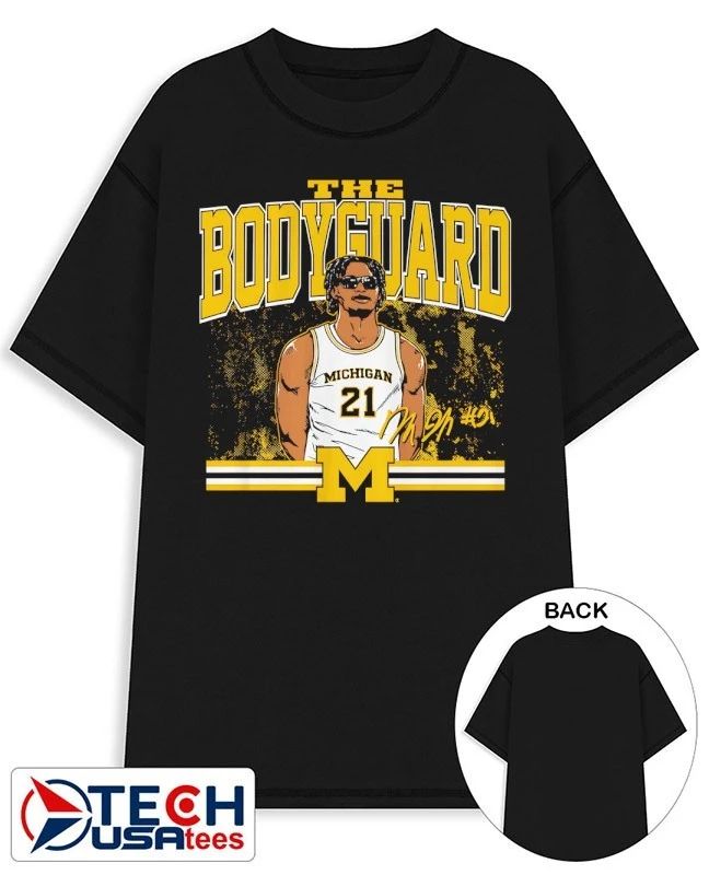 Michigan Wolverines Basketball Morez Johnson Jr. The Bodyguard signature shirt