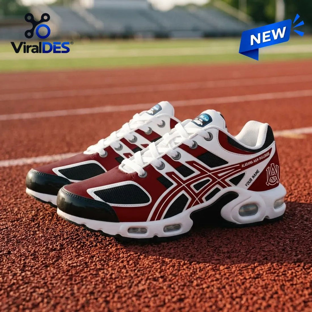 Alabama A&M Bulldogs Maroon Personalized Air Max Plus Sneakers