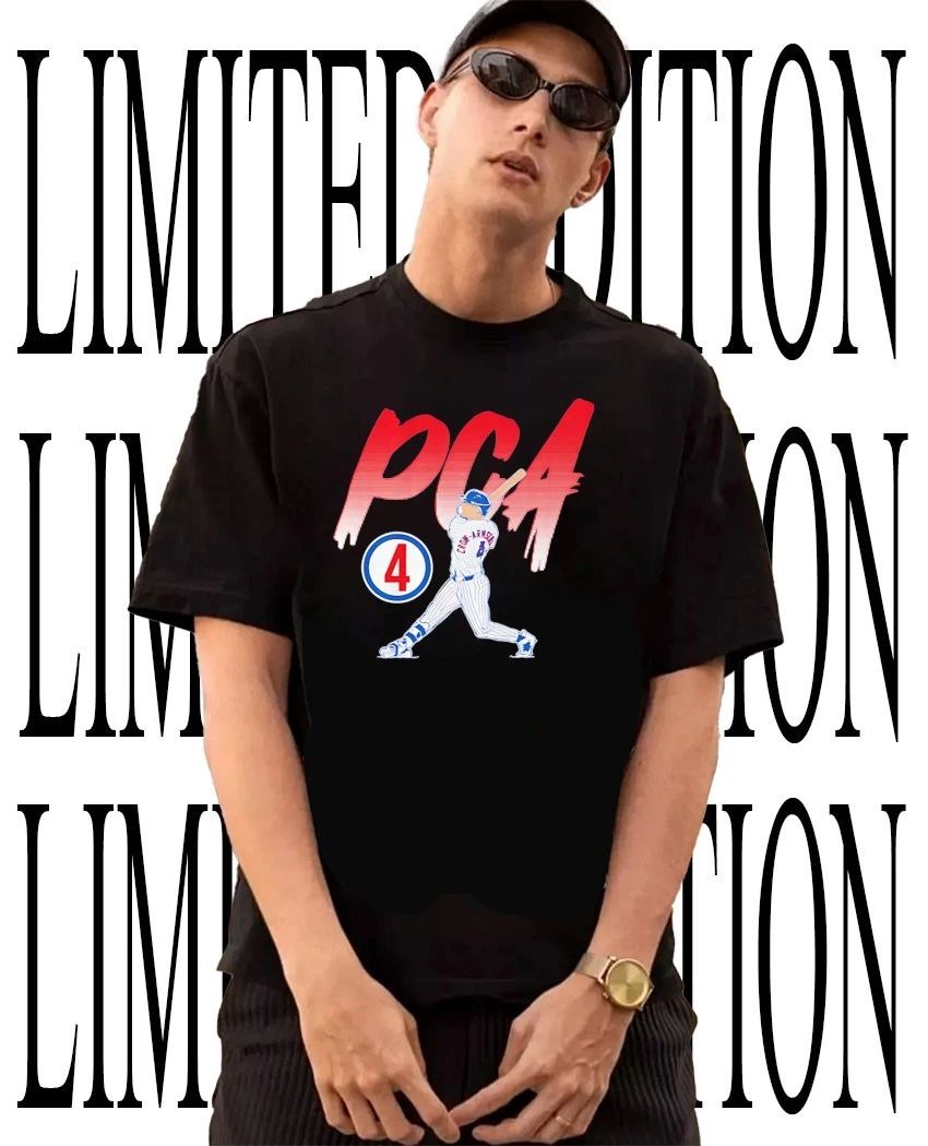 Pete Crow-Armstrong #4 Chicago Cubs Baseball PCA slugger swing shirt