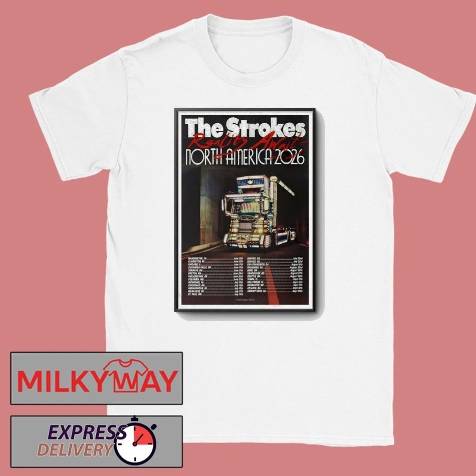 The Strokes North America 2026 Tour Poster shirt