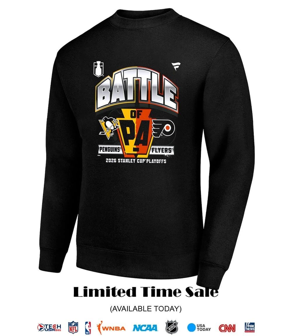 Philadelphia Flyers vs. Pittsburgh Penguins Battle of Pennsylvania 2026 Stanley Cup Playoffs shirt