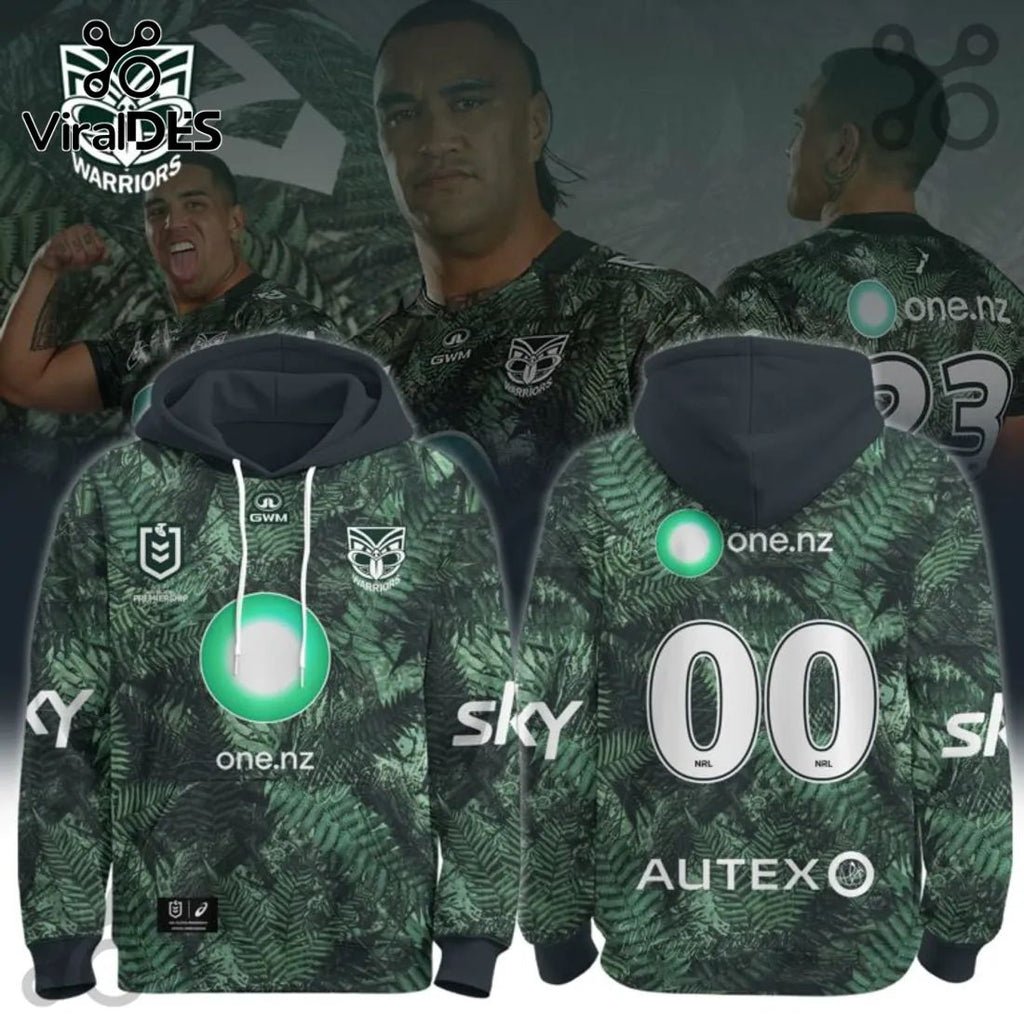 New Zealand Warriors 2026 Junior Te Taiao Hoodie