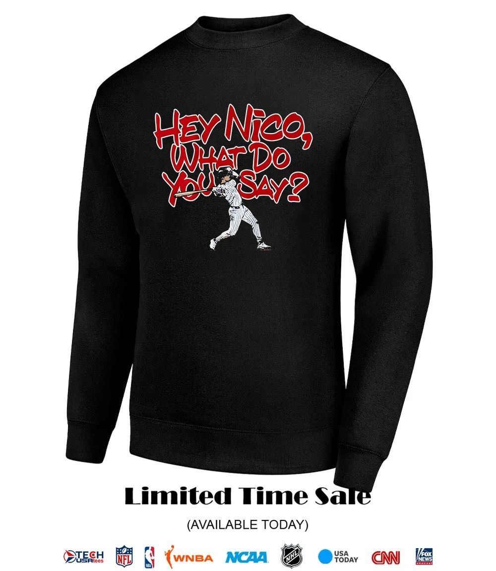 Chicago Cubs Nico Hoerner what do you say shirt