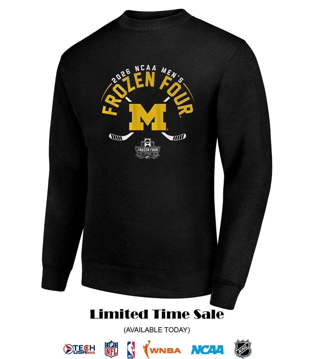Michigan Wolverines 2026 NCAA Men’s Hockey Frozen Four shirt