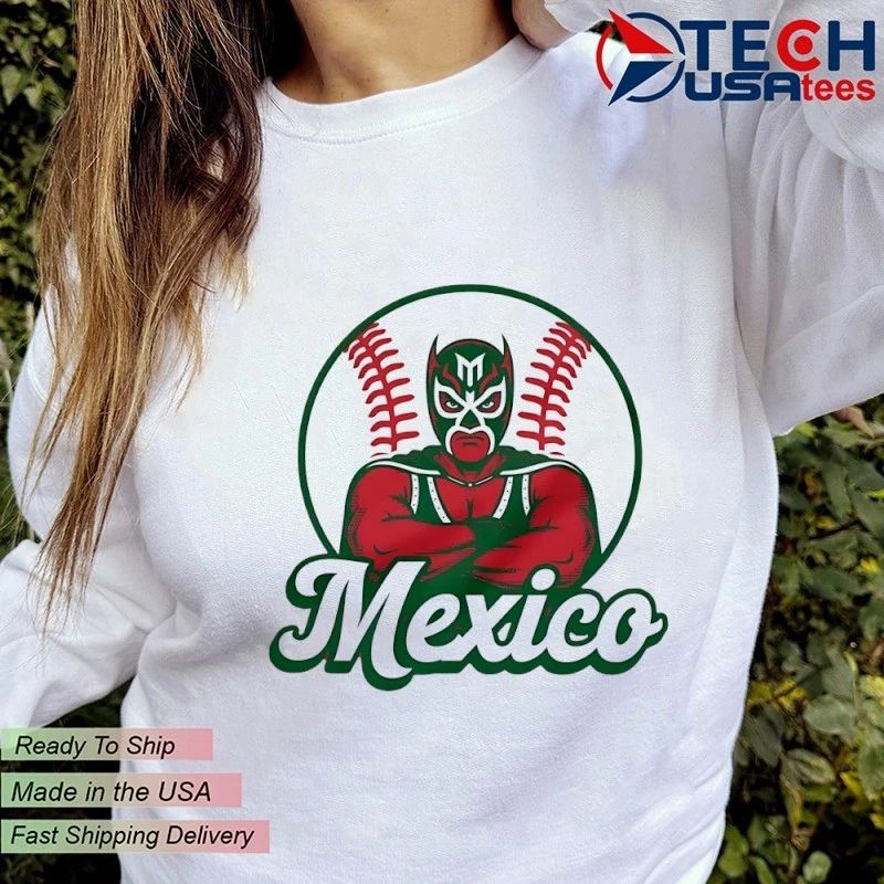 Mexico Luchador Baseball shirt