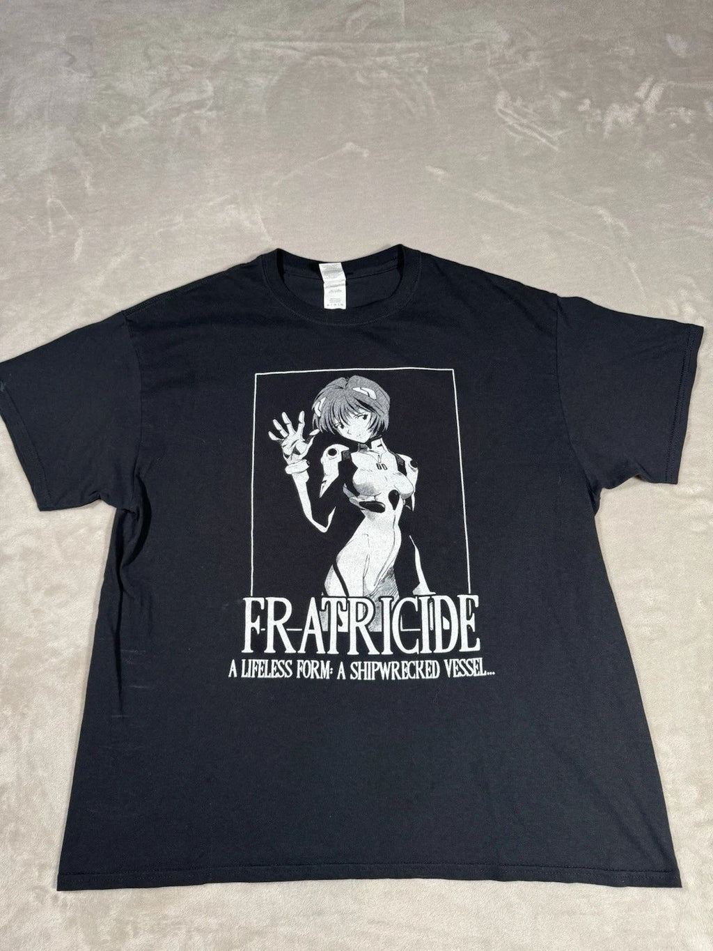 Y2K 2000s Neon Genesis Evangelion Rei Ayanami “Fratricide” Anime Manga Shirt