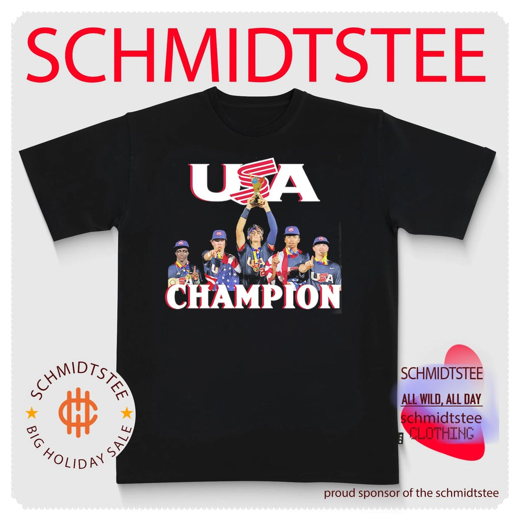 USA Baseball Champion players trophy shirt