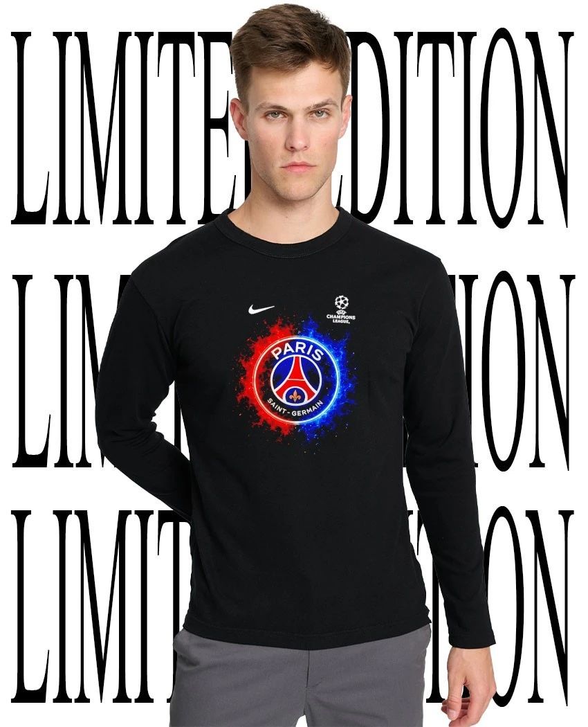 Paris Saint-Germain FC 2026 Champions League logo T-Shirt