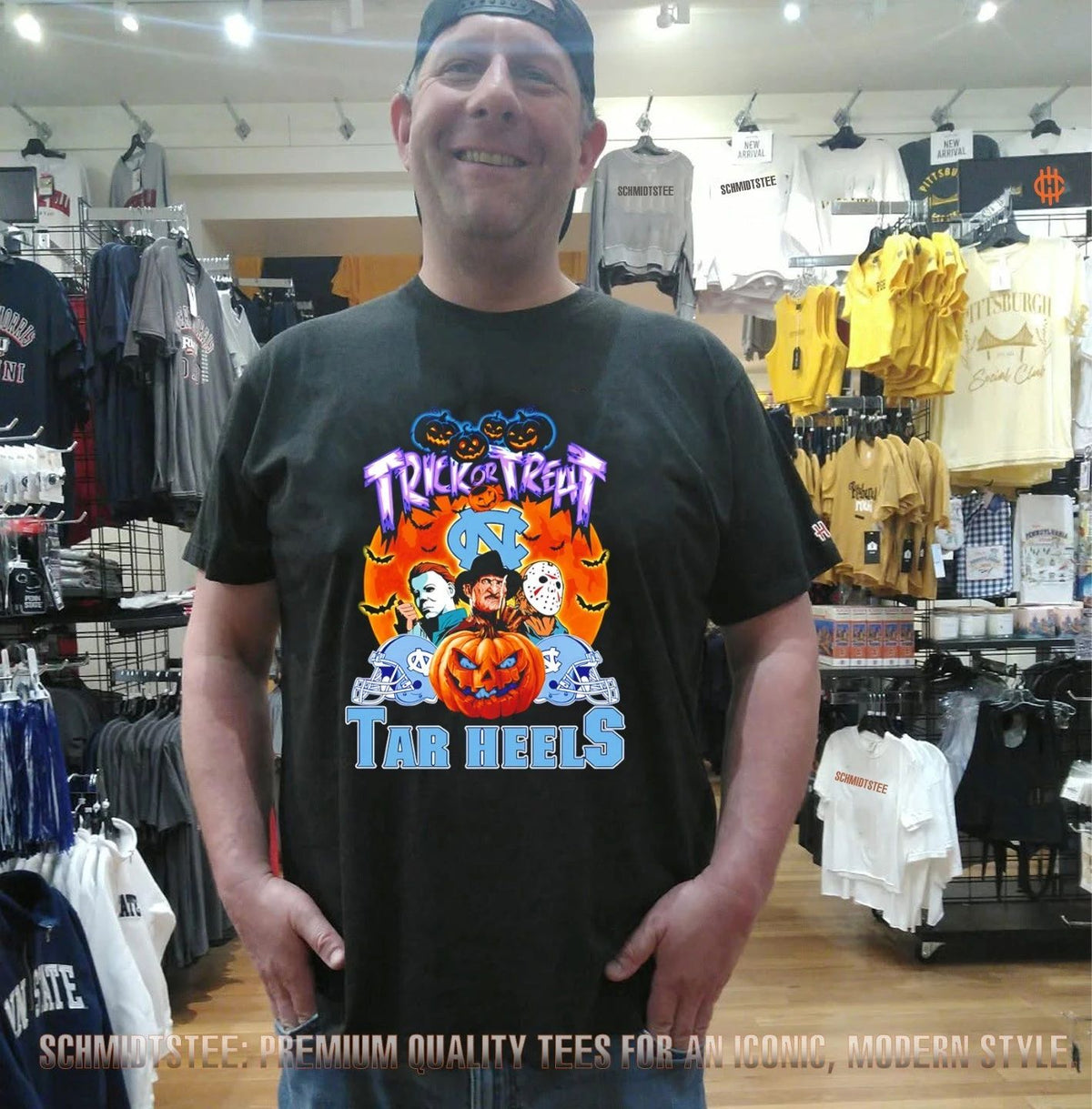 North Carolina Tar Heels x Horror Characters Trick Or Treat Halloween 2026 shirt